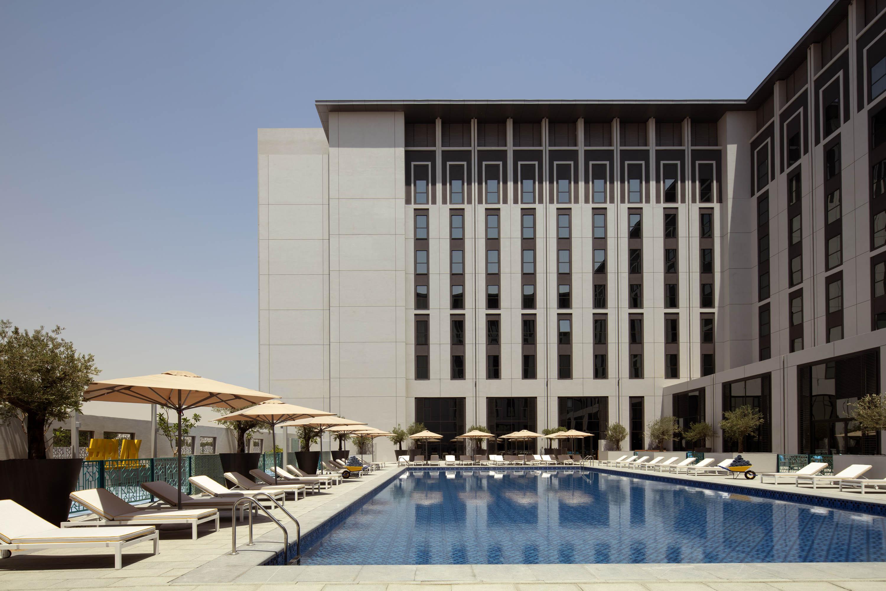 Rove At The Park Hotel Dubai Bagian luar foto